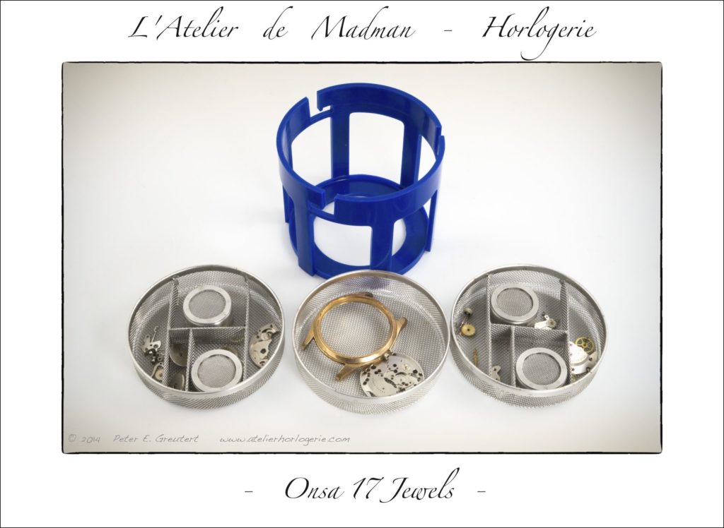 Mouvement De Montre Automatique Dame ONSA Calibre 700 - Occasion - Pour Réparation/Custom