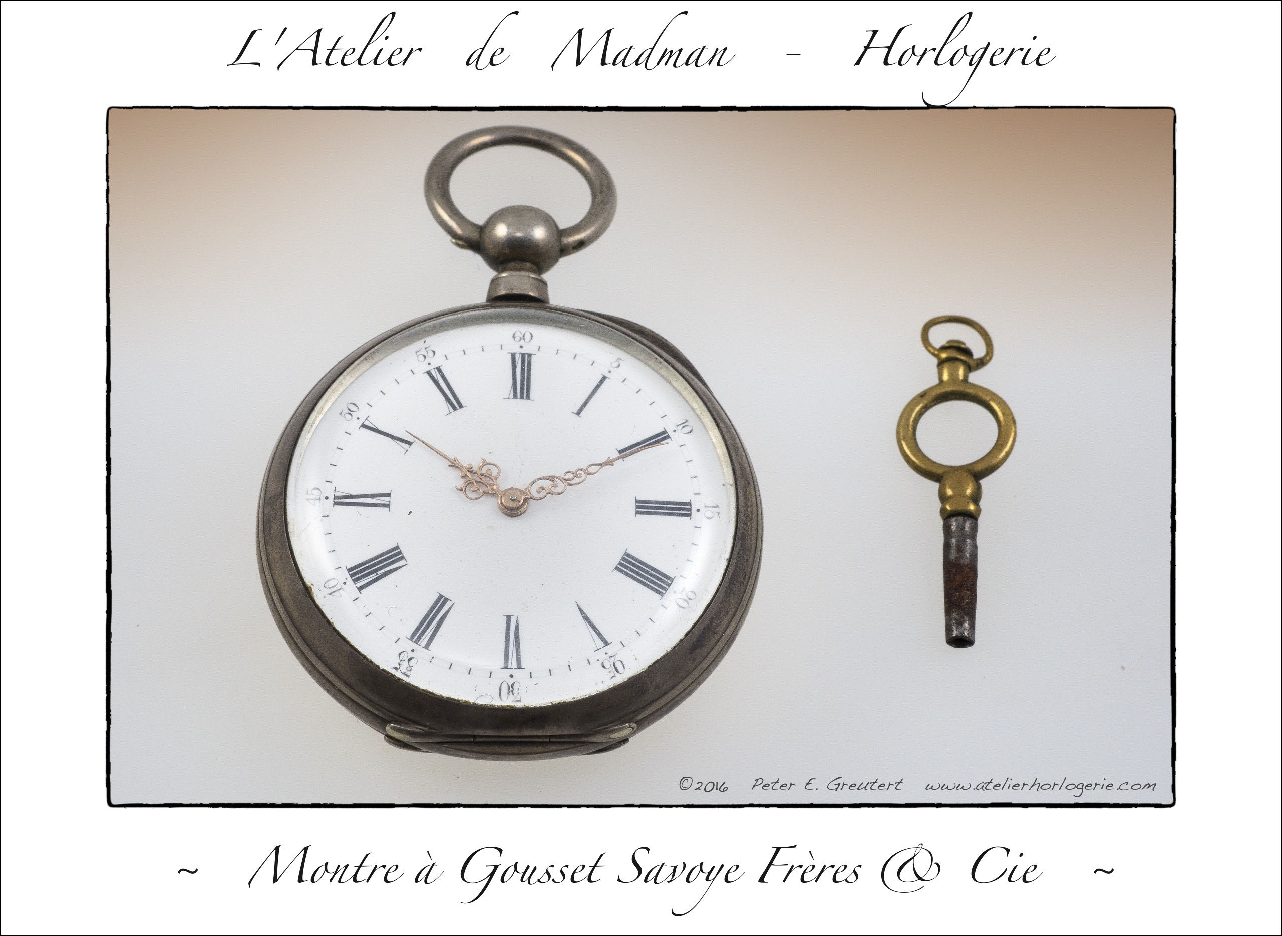 Mouvement Mécanique De Montre De Poche SAVOYE Frères - Diamètre 26 Mm - Pour Pièces Ou Restauration