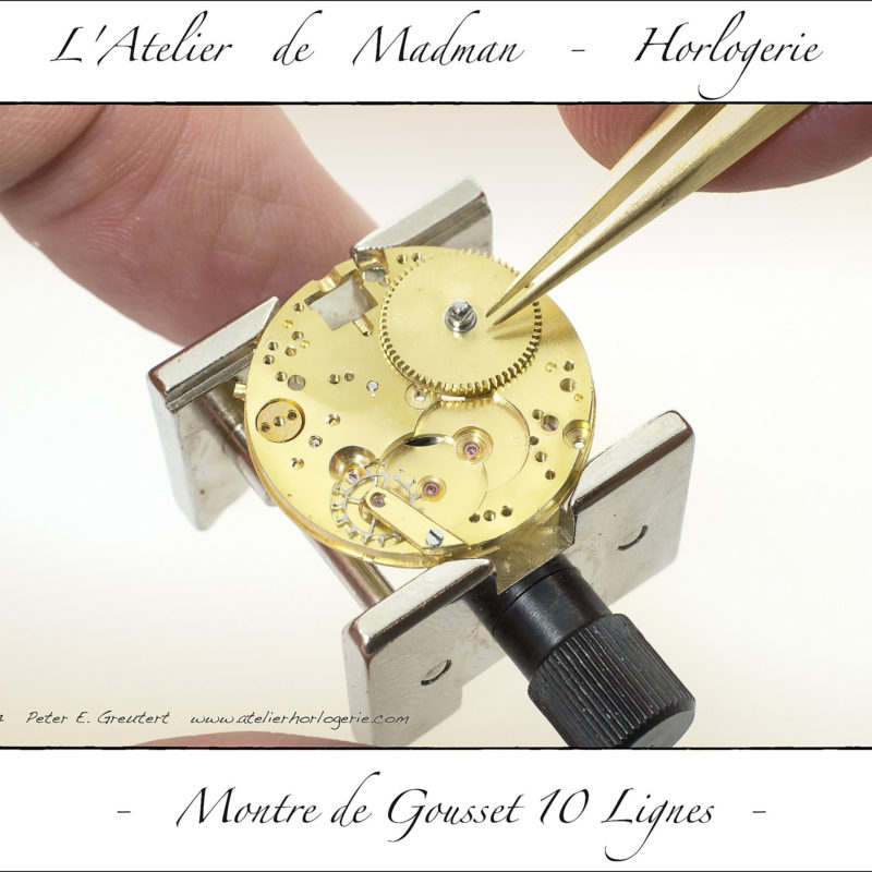 Montre Gousset Ancienne En Argent Massif - Mouvement Mécanique Manuel - À Réviser Ou Pour Pièces