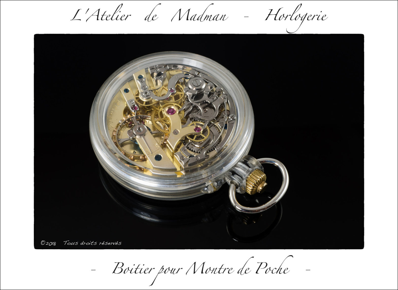 Lot De 2 Boîtiers De Montre De Gousset + 1 Montre – Exposition De Lyon 1894 – Occasion