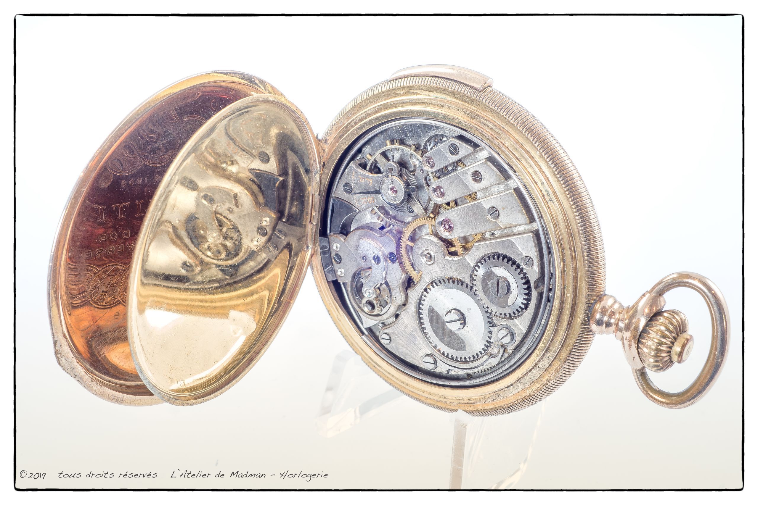 Mouvement De Chronographe LePhare 13247 - Répétition Quarts - Occasion - Pièce Horlogère Française