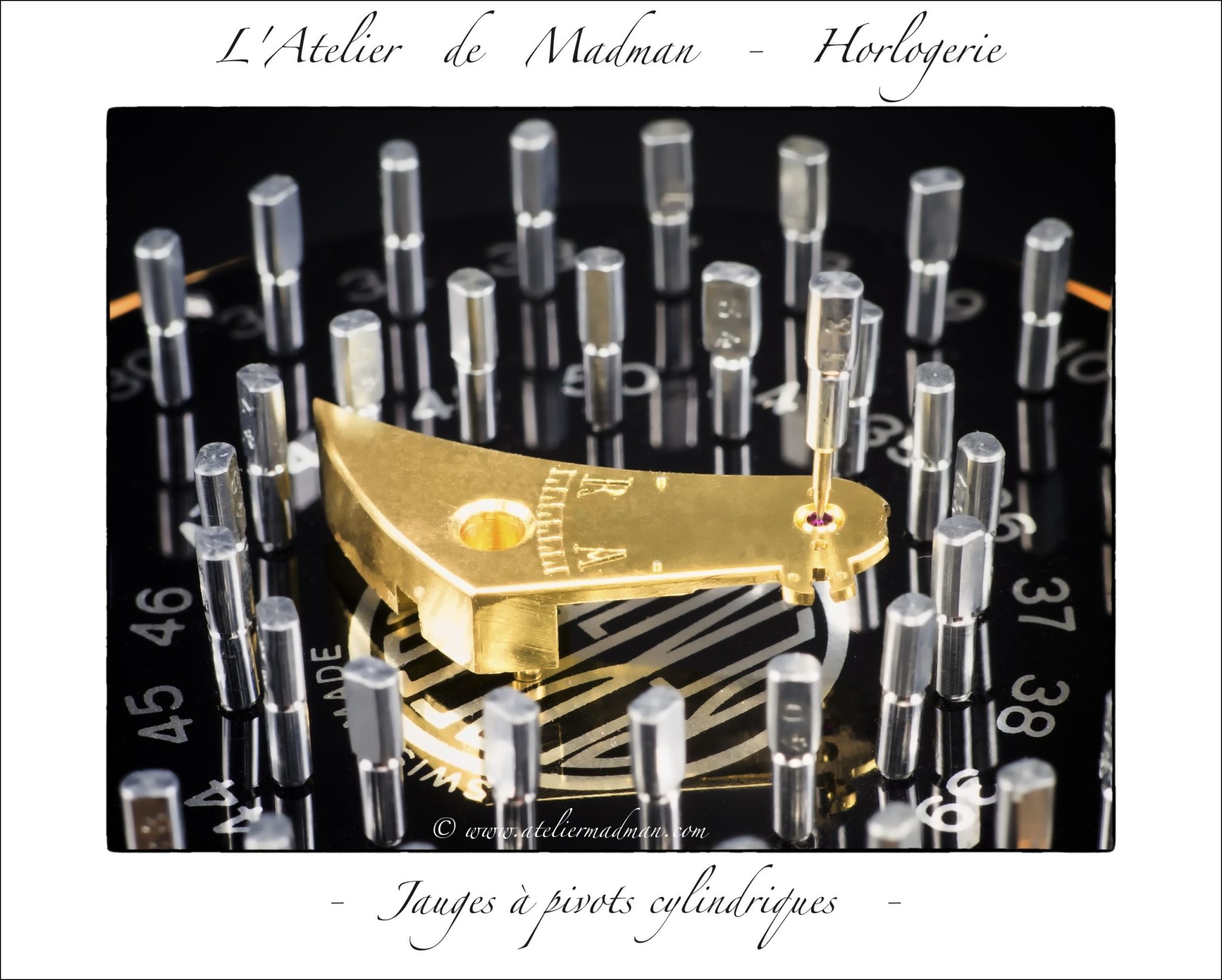OUTILS D'HORLOGER EN laiton pour Calibrer Les Ressorts. Horloge, montre