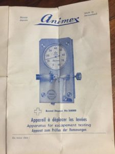 Échappemètre Animex