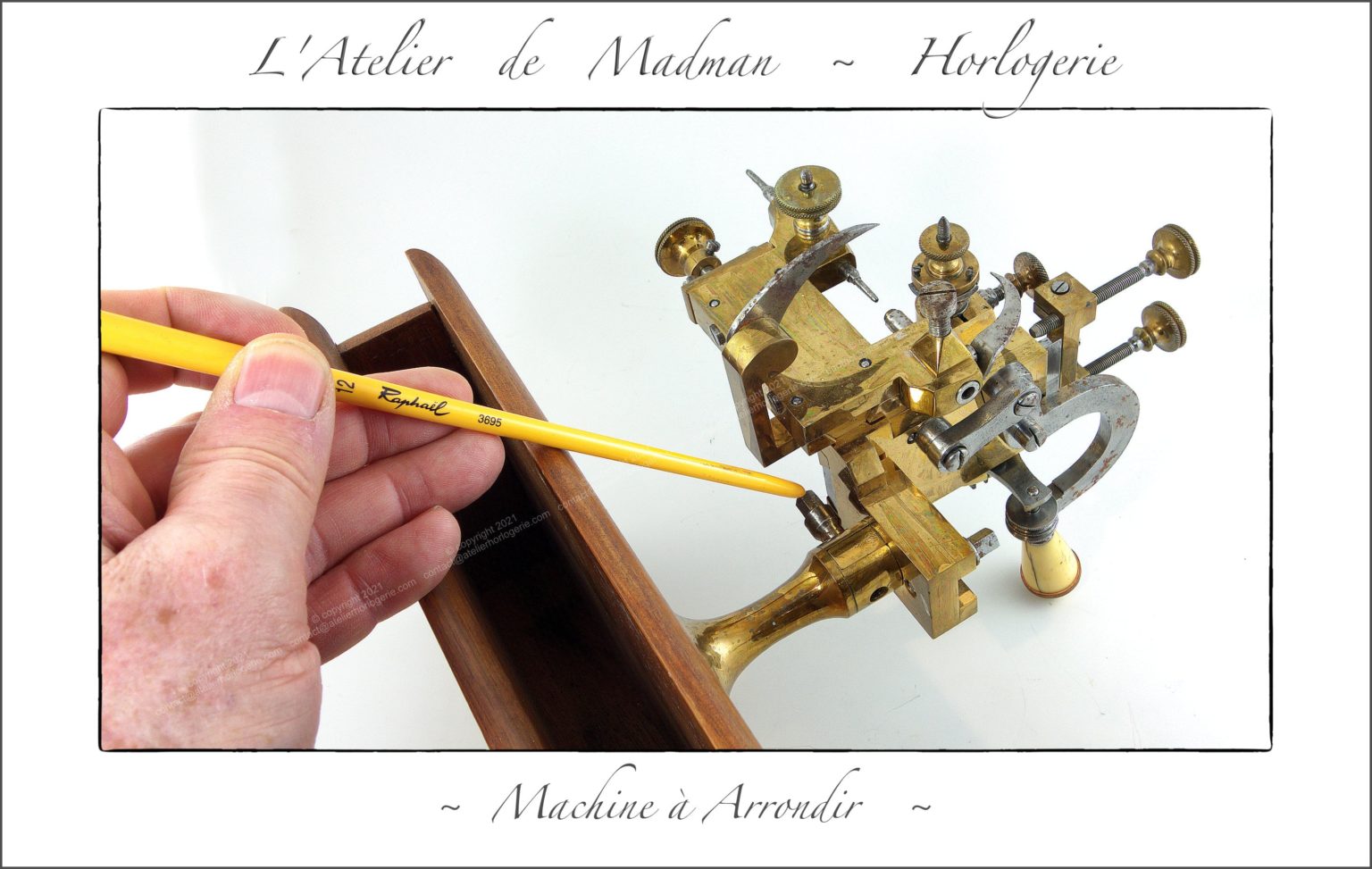 Machine D'Horloger/Opticien Pour Axer Les Verres - Années 1950/60 - Occasion Très Bon État