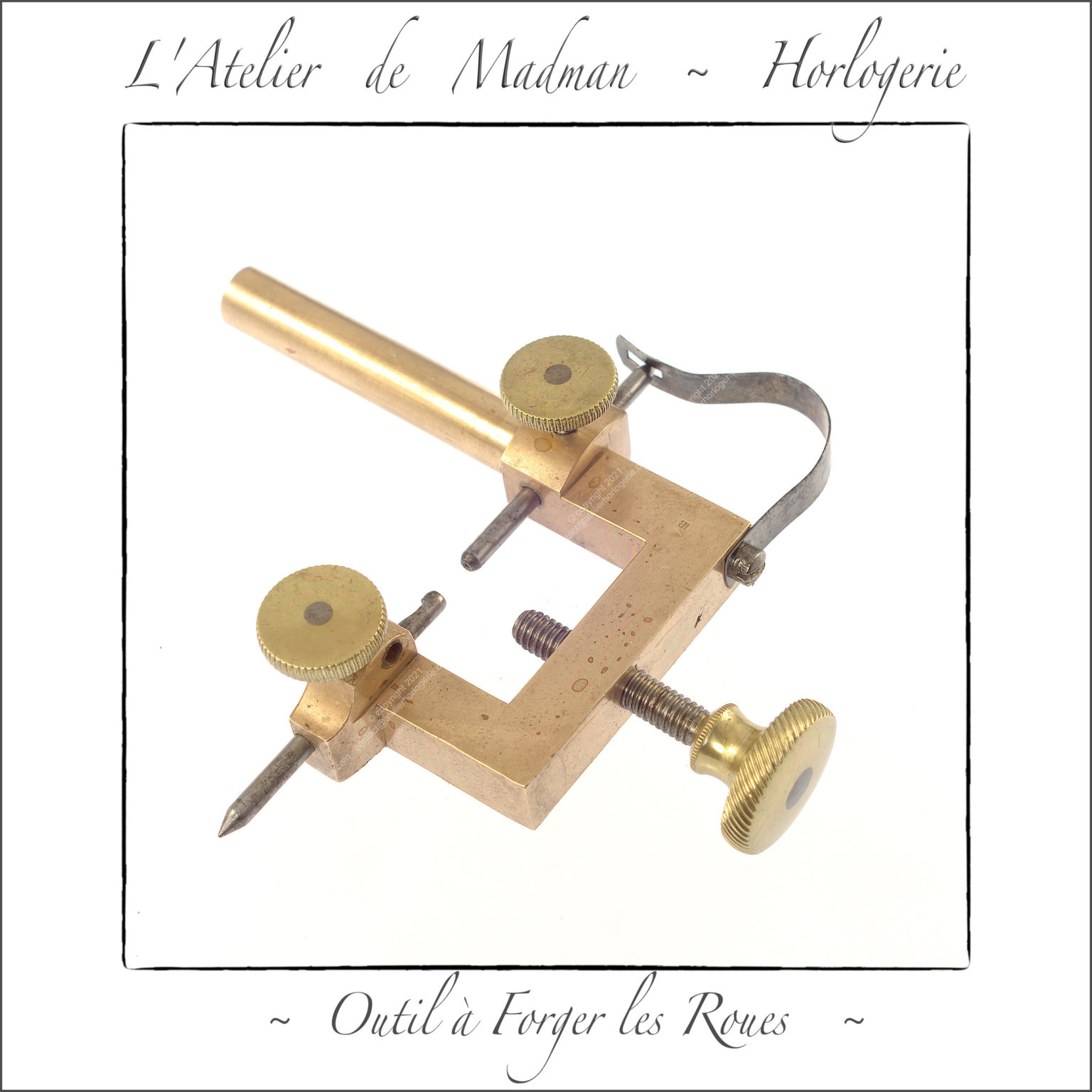 Outil Horloger à Main à Identifier - En Acier Gris - Occasion - Pour Réparation Montres